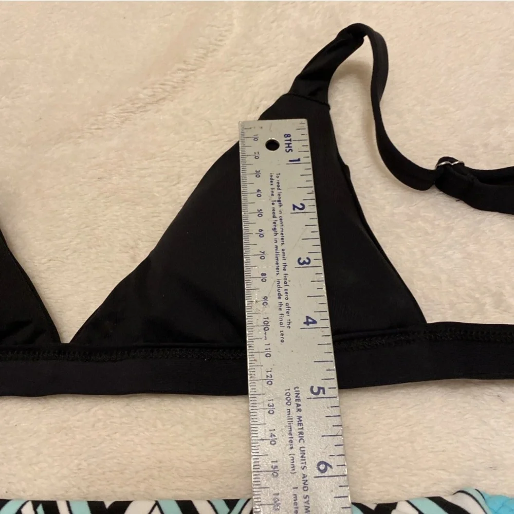 Dippin' Daisy's Black and Blue Patterned Bikini